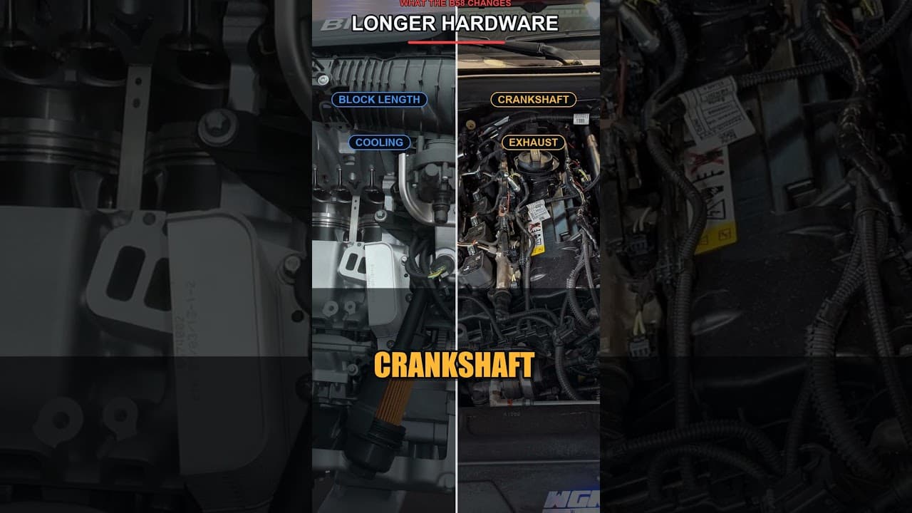 Is the BMW B48 Just a B58 With Two Cylinders Removed? #B48 #B58