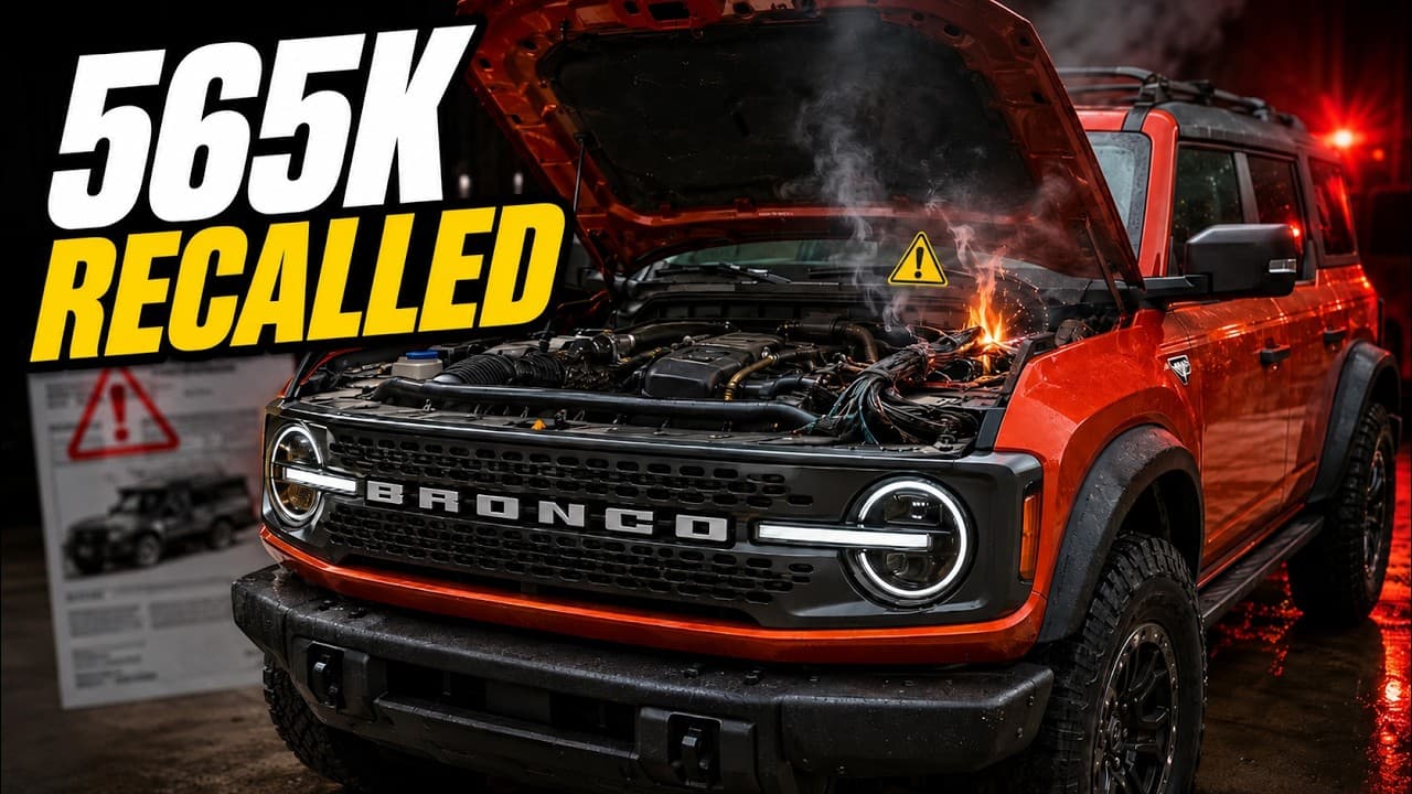 Broncos Started Caching Fire - Ford Recalled OVER 565K Broncos